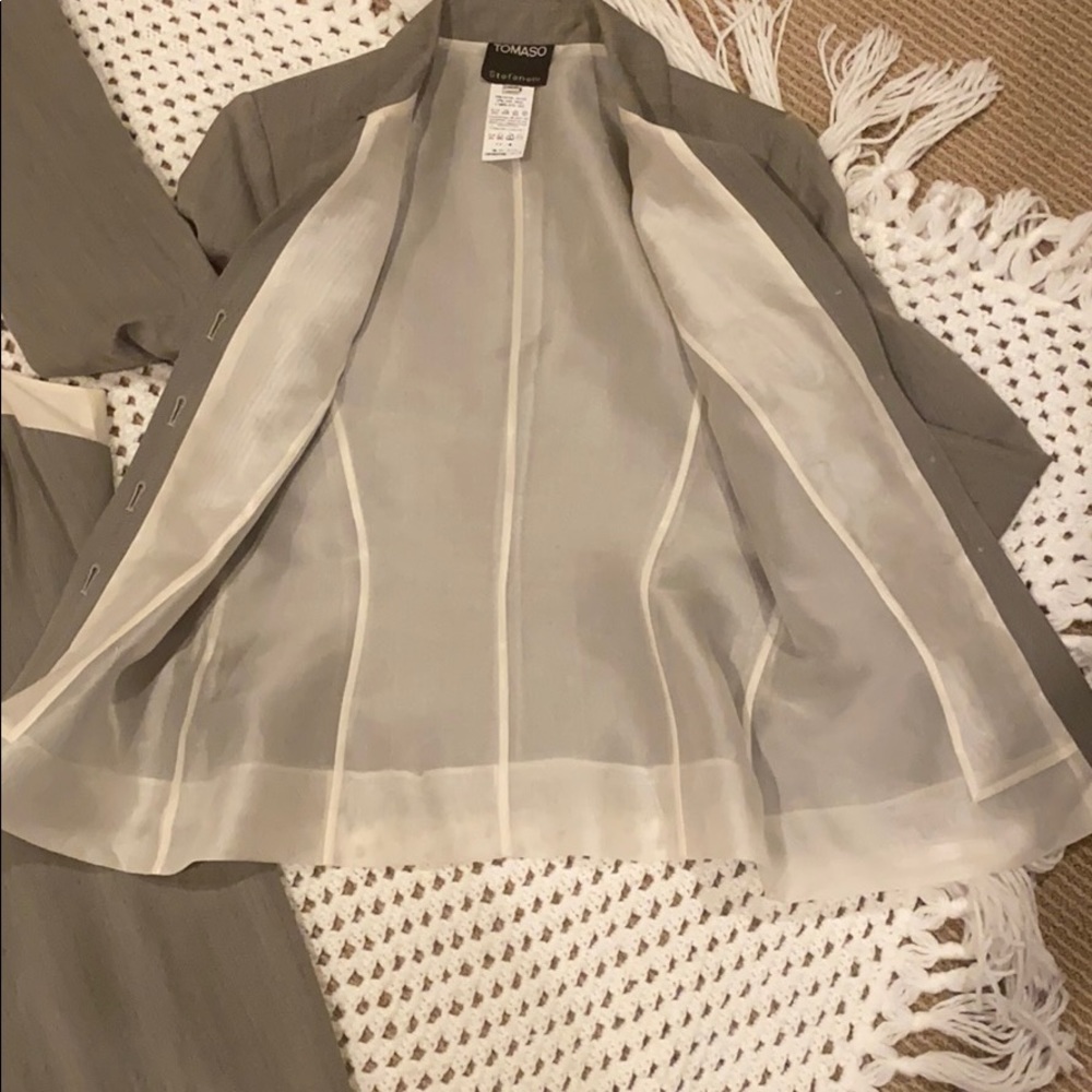 TOMASO STEFANELLI DRESS & JACKET SUIT COUTURE VINTAGE - Picture 16 of 16